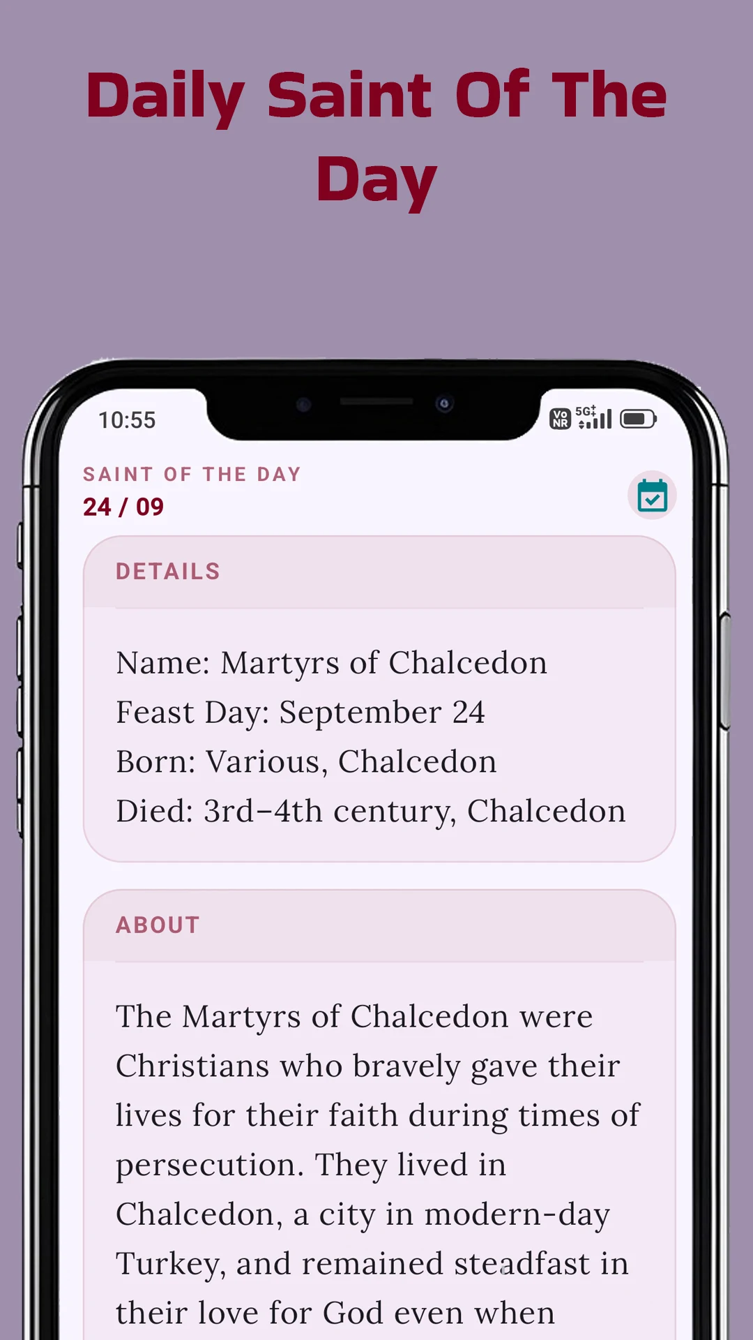 Daily Catholic Readings 2027 screenshot